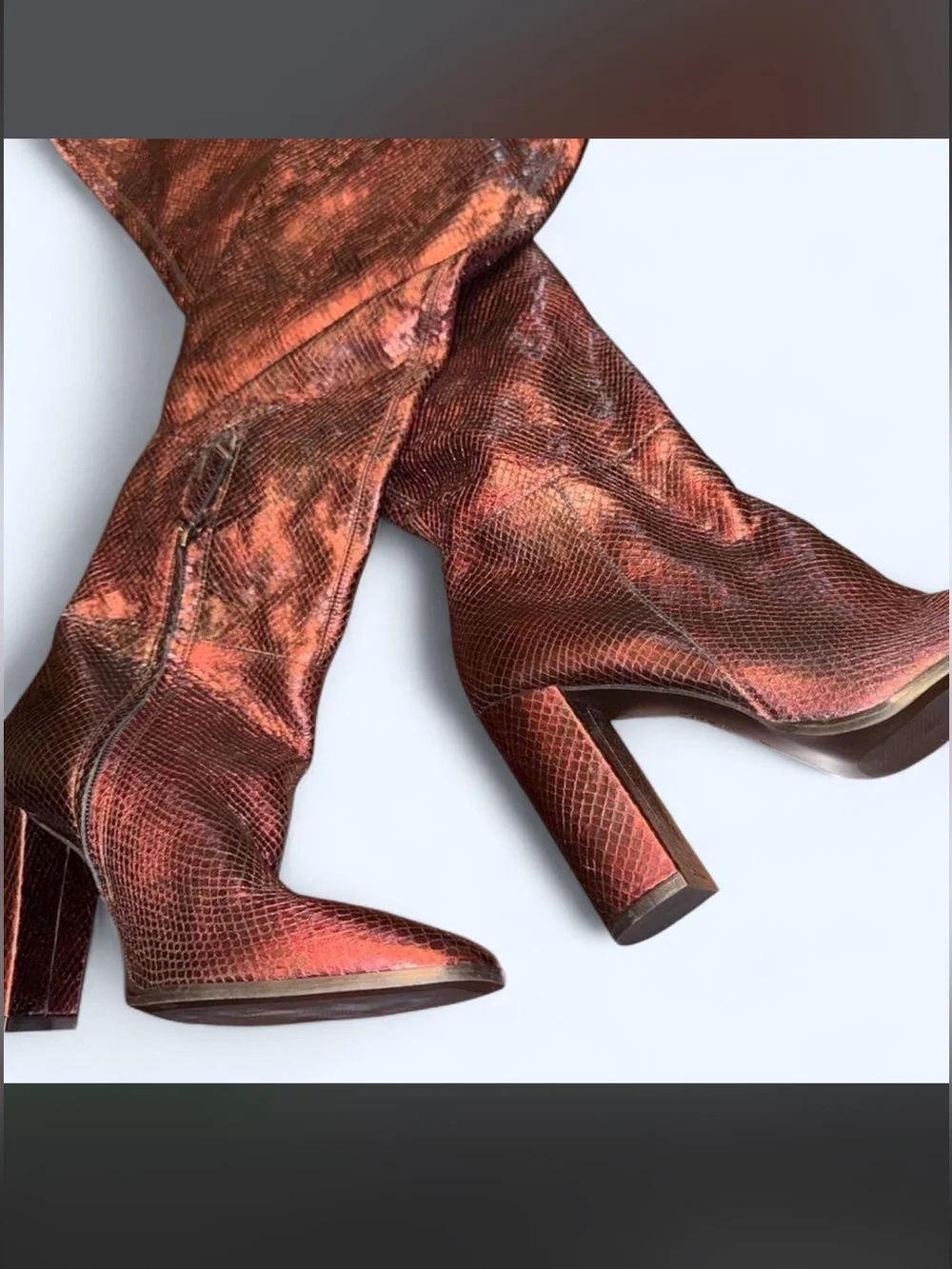 Zara metallic copper